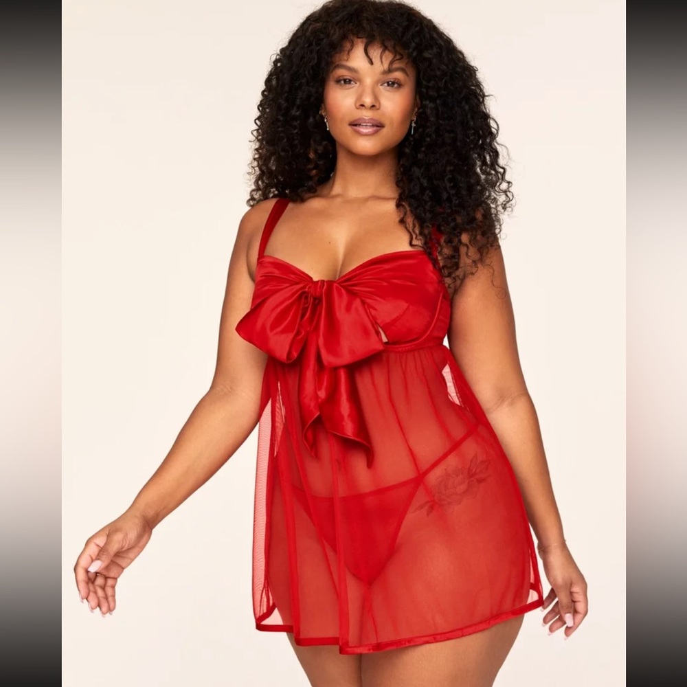 Bessima Babydoll Bow Lingerie